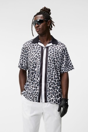 BW Leopard Jlindeberg Roscoe Print Shirt | SN-JL574528