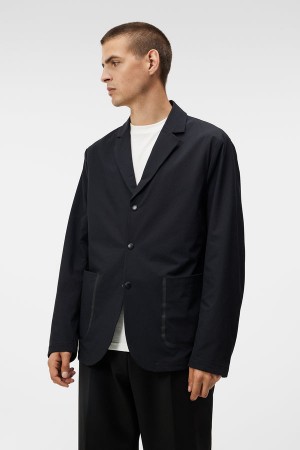 Black Jlindeberg Barry Packable Blazer | SN-JL575030