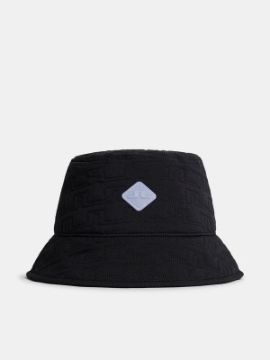 Black Jlindeberg Carrie Bucket Hat | SN-JL575408