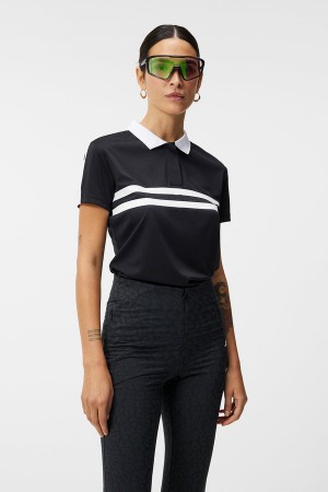 Black Jlindeberg Chloe Polo | SN-JL575178