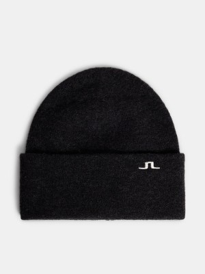 Black Jlindeberg Kadie Alpaca Mix Beanie | SN-JL574764