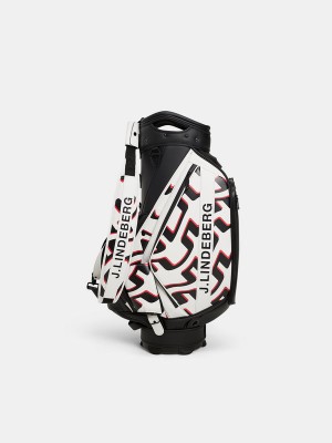 Bridge Wave White Jlindeberg Staff Bag Print | SN-JL574805