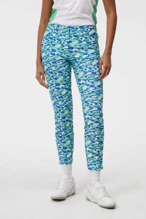 Caldera Jade Cream Jlindeberg Pia Print Pant | SN-JL575257