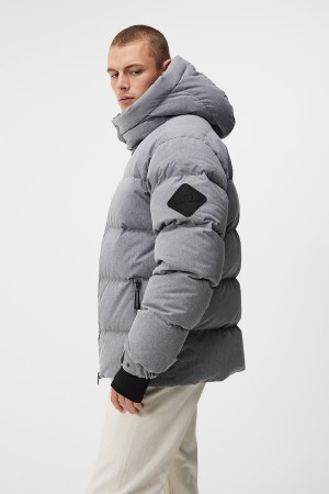 Grey Melange Jlindeberg Creek Melange Down Jacket | SN-JL574716