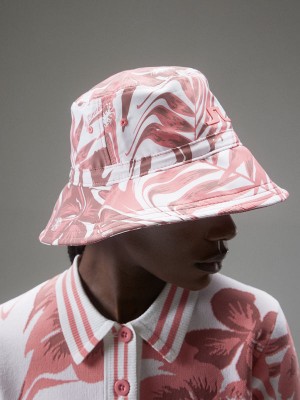 Hibiscus Pink Jlindeberg Siri Print Bucket Hat | SN-JL575401