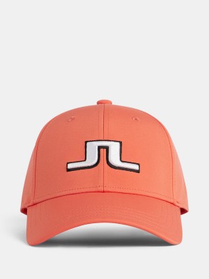 Hot Coral Jlindeberg Angus Cap | SN-JL574781