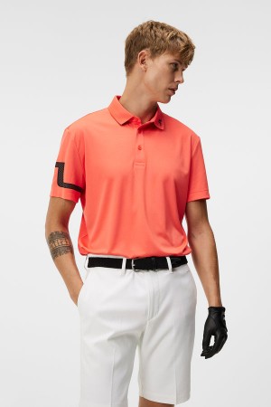 Hot Coral Jlindeberg Heath Polo | SN-JL574521