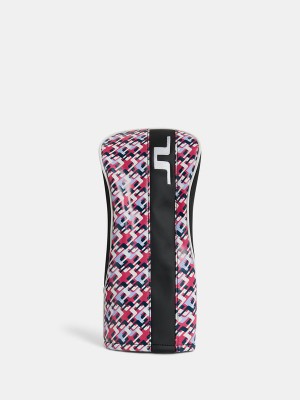 JL Micro Bridge Rose Red Jlindeberg Driver Print Club Headcover | SN-JL574799