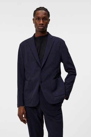 JL Navy Jlindeberg Pat Bonded Jersey Blazer | SN-JL575028