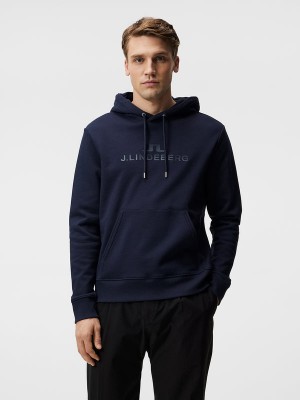 Light Grey Melange Jlindeberg Alpha Hoodie | SN-JL574604