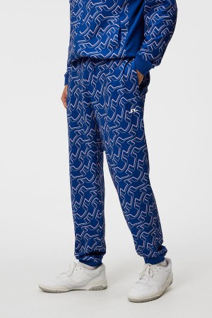 Outline Bridge Wave Blue Jlindeberg Callum Print Pant | SN-JL574559