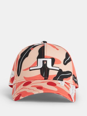 Paradise Monstera Coral Jlindeberg Adriel Cap | SN-JL574780