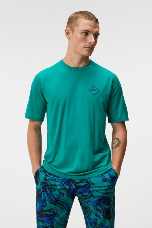 Proud Peacock Jlindeberg Shaun Wool T-shirt | SN-JL574504