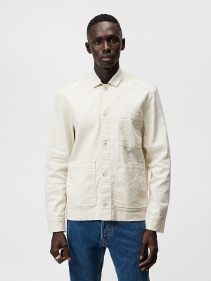 Turtledove Jlindeberg Errol Linen Workwear Overshirt | SN-JL574969