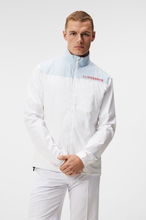 White Jlindeberg Bridge Padded Rain Jacket | SN-JL574700