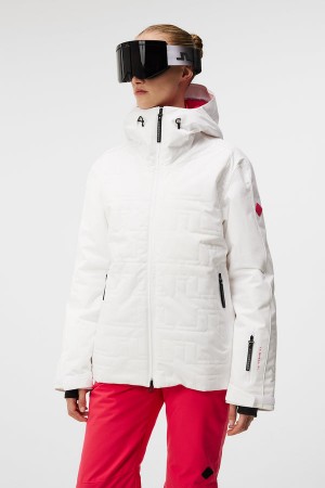 White Jlindeberg Cassidy Jacket | SN-JL575442