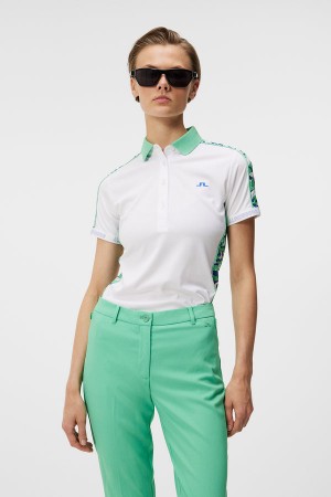 White Jlindeberg Damai Polo | SN-JL575157