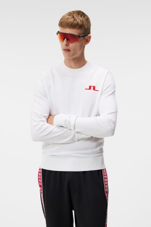 White Jlindeberg Gus Knitted Sweater | SN-JL574668