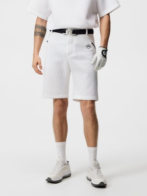 White Jlindeberg Mile Mesh Shorts | SN-JL574588