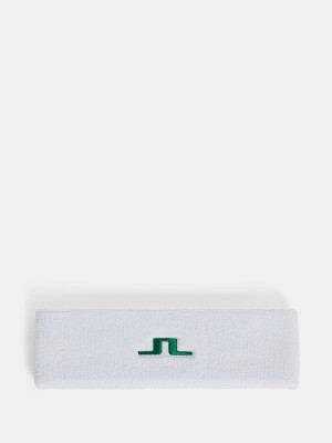 White Jlindeberg Racket Headband | SN-JL574746