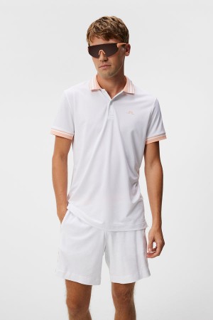 White Jlindeberg Reeve Polo | SN-JL574516