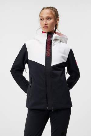 White Jlindeberg Stanford Hybrid Jacket | SN-JL575438