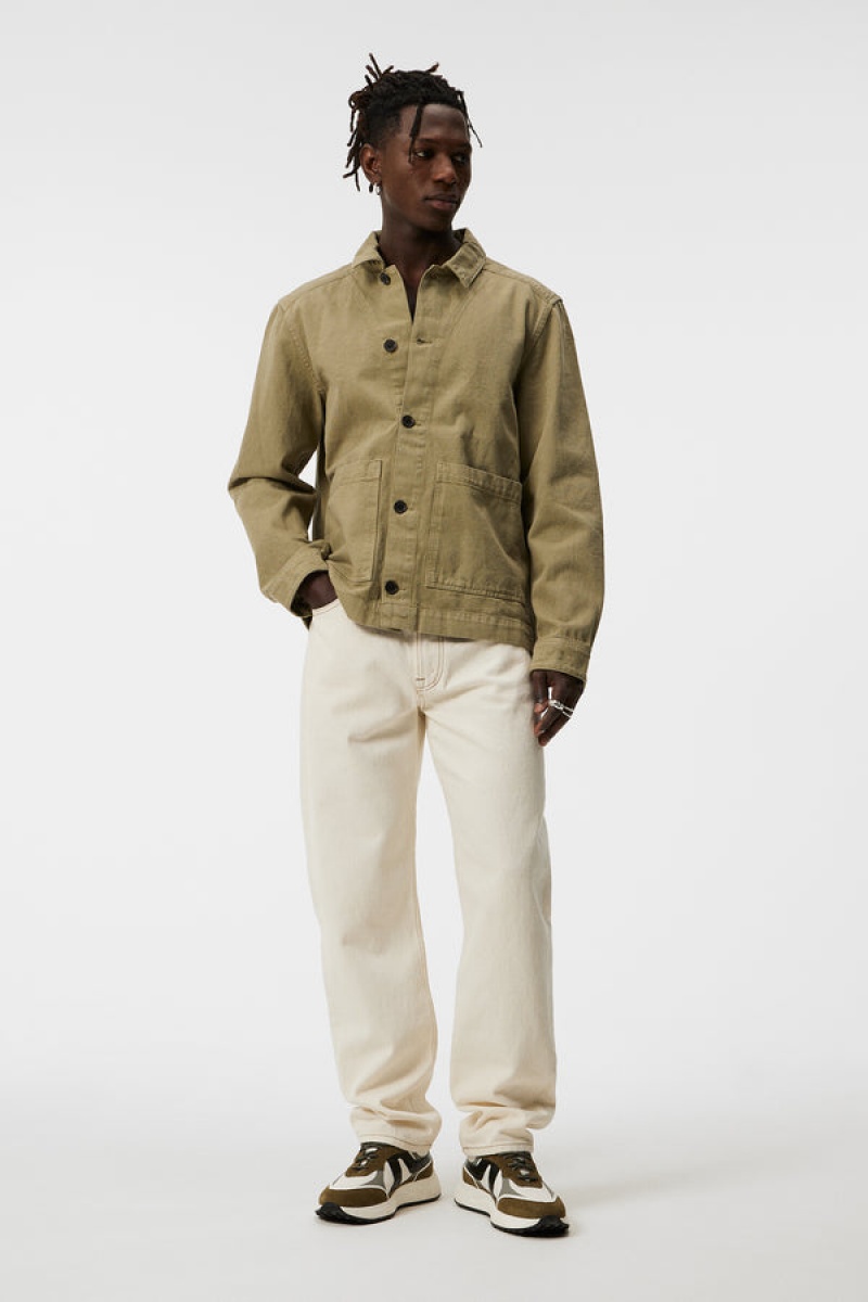 Aloe Jlindeberg Lando Organic Cotton Twill Overshirt | SN-JL574968