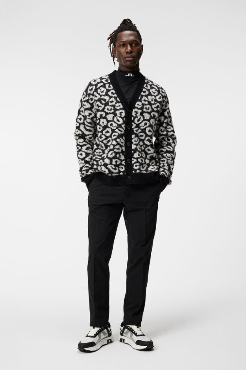 BW Leopard Jlindeberg Frederic Jacquard Cardigan | SN-JL574688