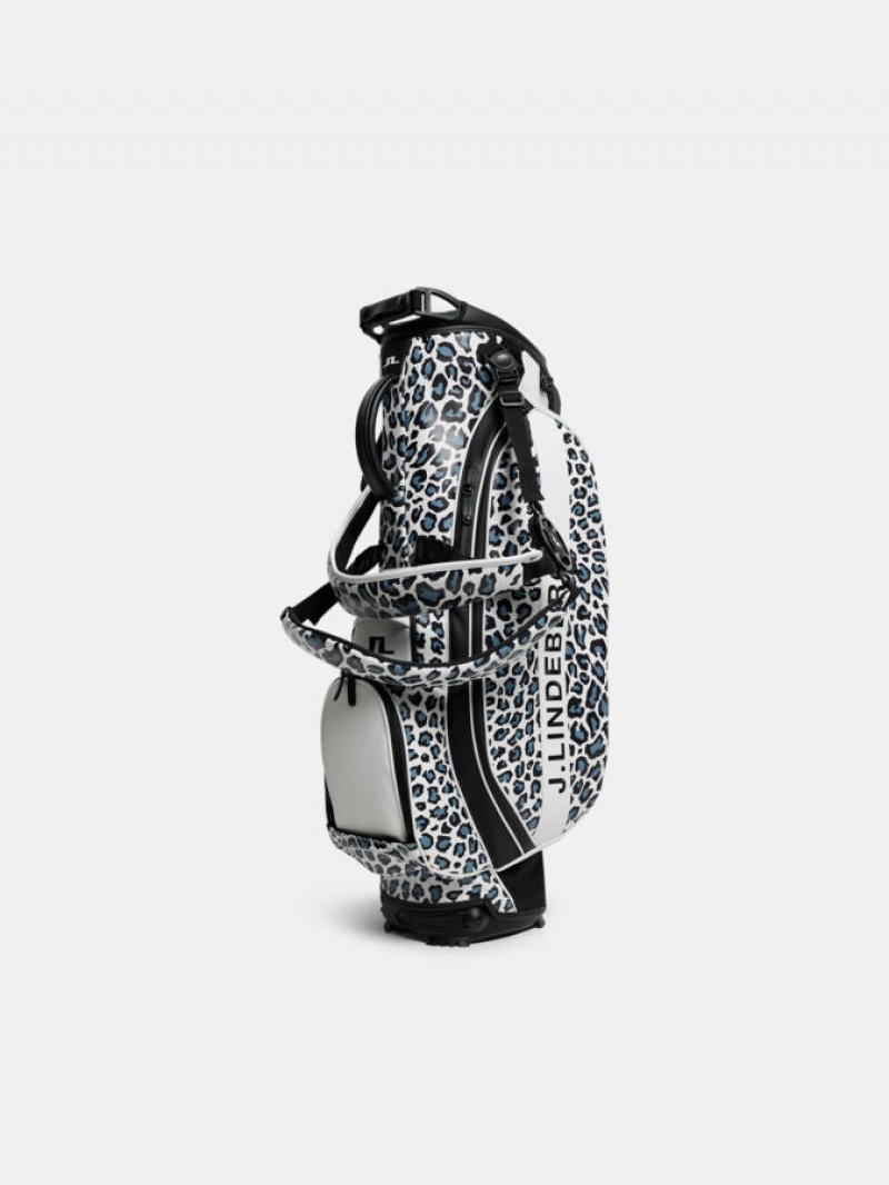 BW Leopard Jlindeberg Player Print Stand Bag | SN-JL574784