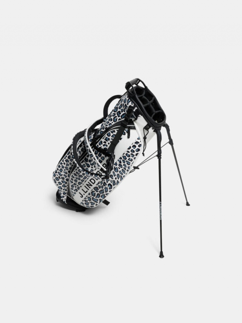 BW Leopard Jlindeberg Player Print Stand Bag | SN-JL574784