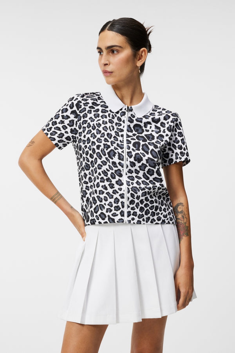 BW Leopard Jlindeberg Violette Print Shirt | SN-JL575180