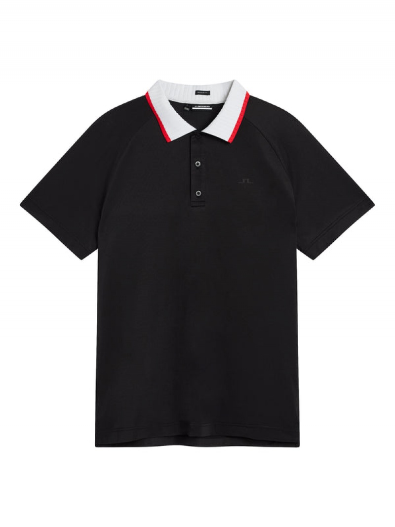 Black Jlindeberg Banch Polo | SN-JL574488