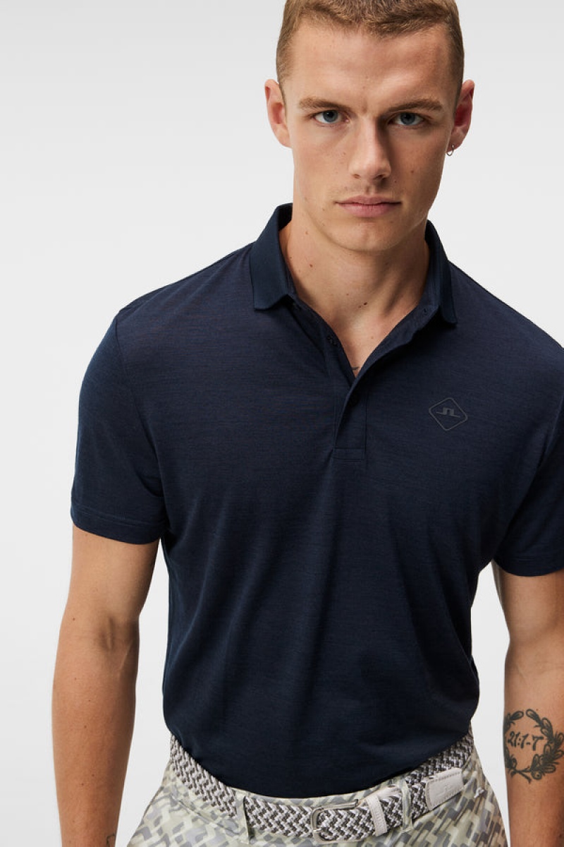 Black Jlindeberg Bax Polo | SN-JL574498