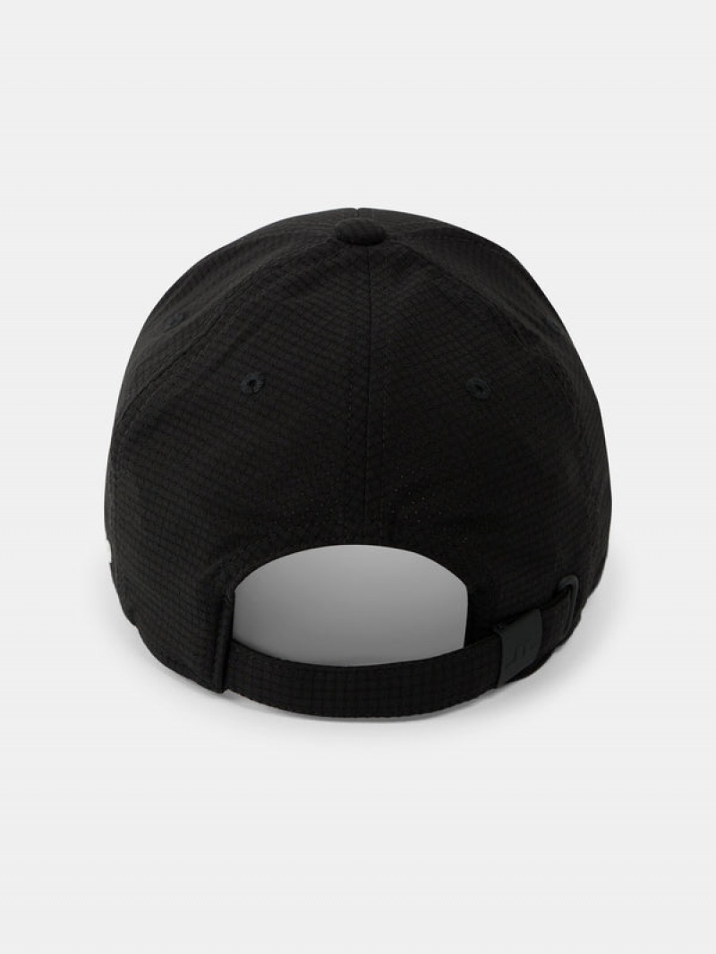 Black Jlindeberg Caden Golf Cap | SN-JL574738