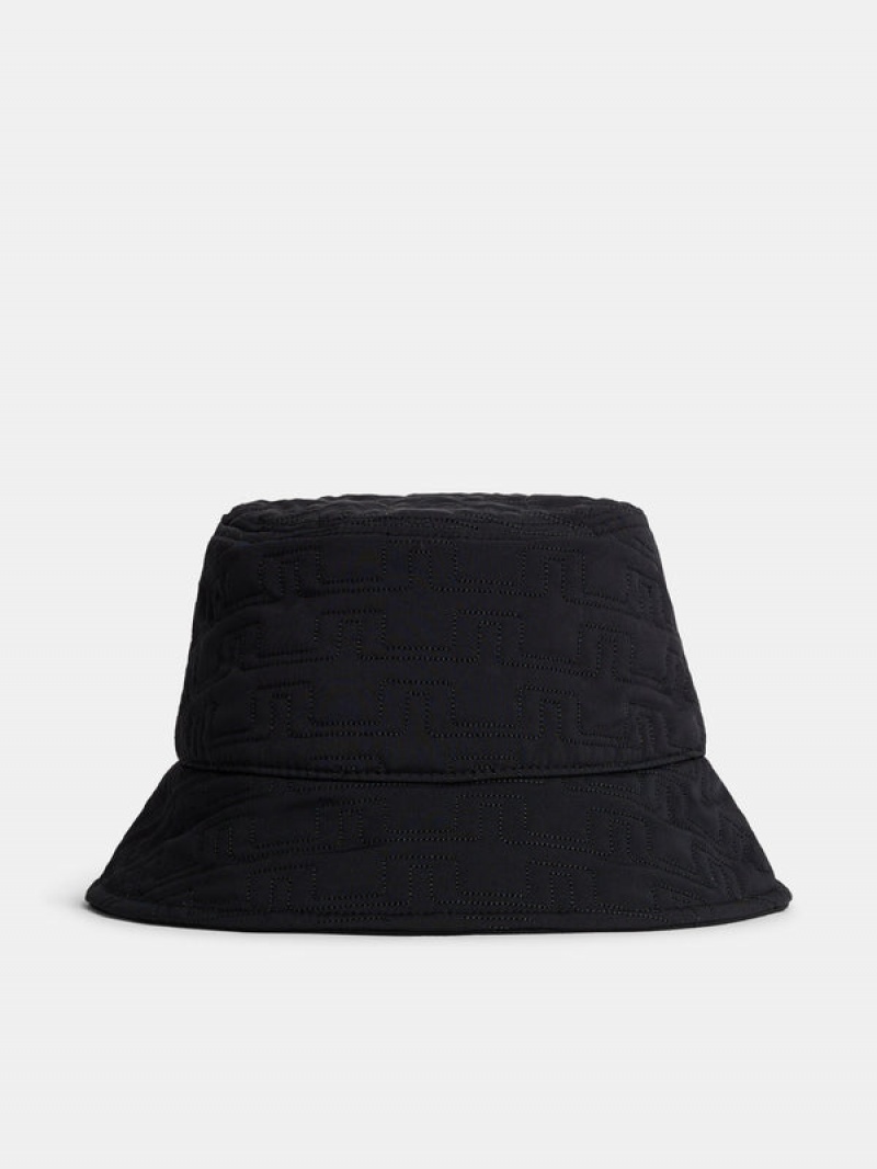 Black Jlindeberg Carrie Bucket Hat | SN-JL575408