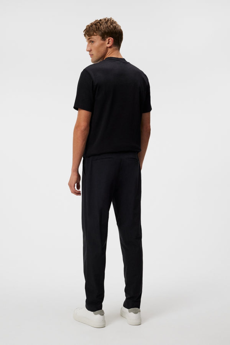 Black Jlindeberg Cato Tech Ripstop Pants | SN-JL574965