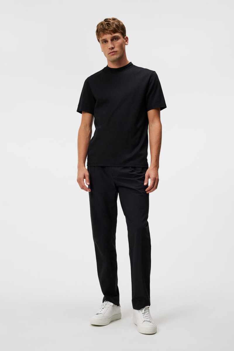 Black Jlindeberg Cato Tech Ripstop Pants | SN-JL574965