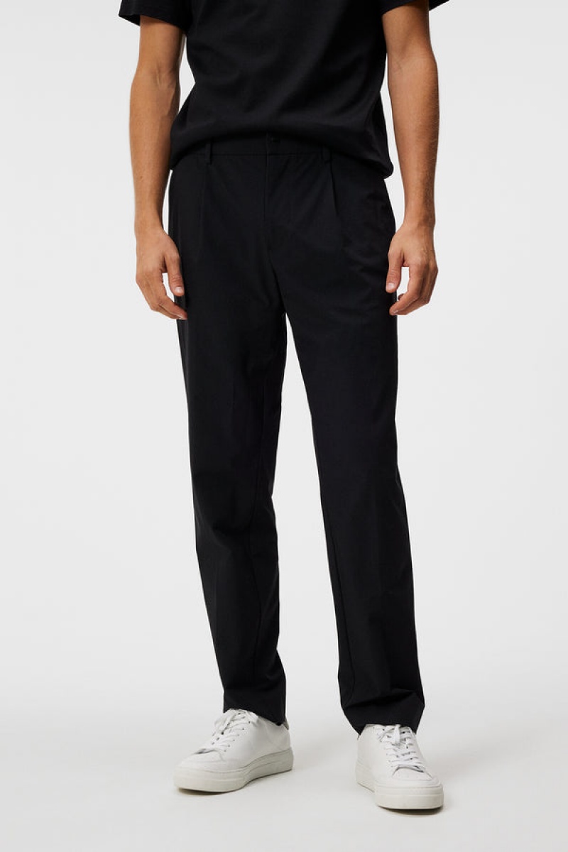 Black Jlindeberg Cato Tech Ripstop Pants | SN-JL574965