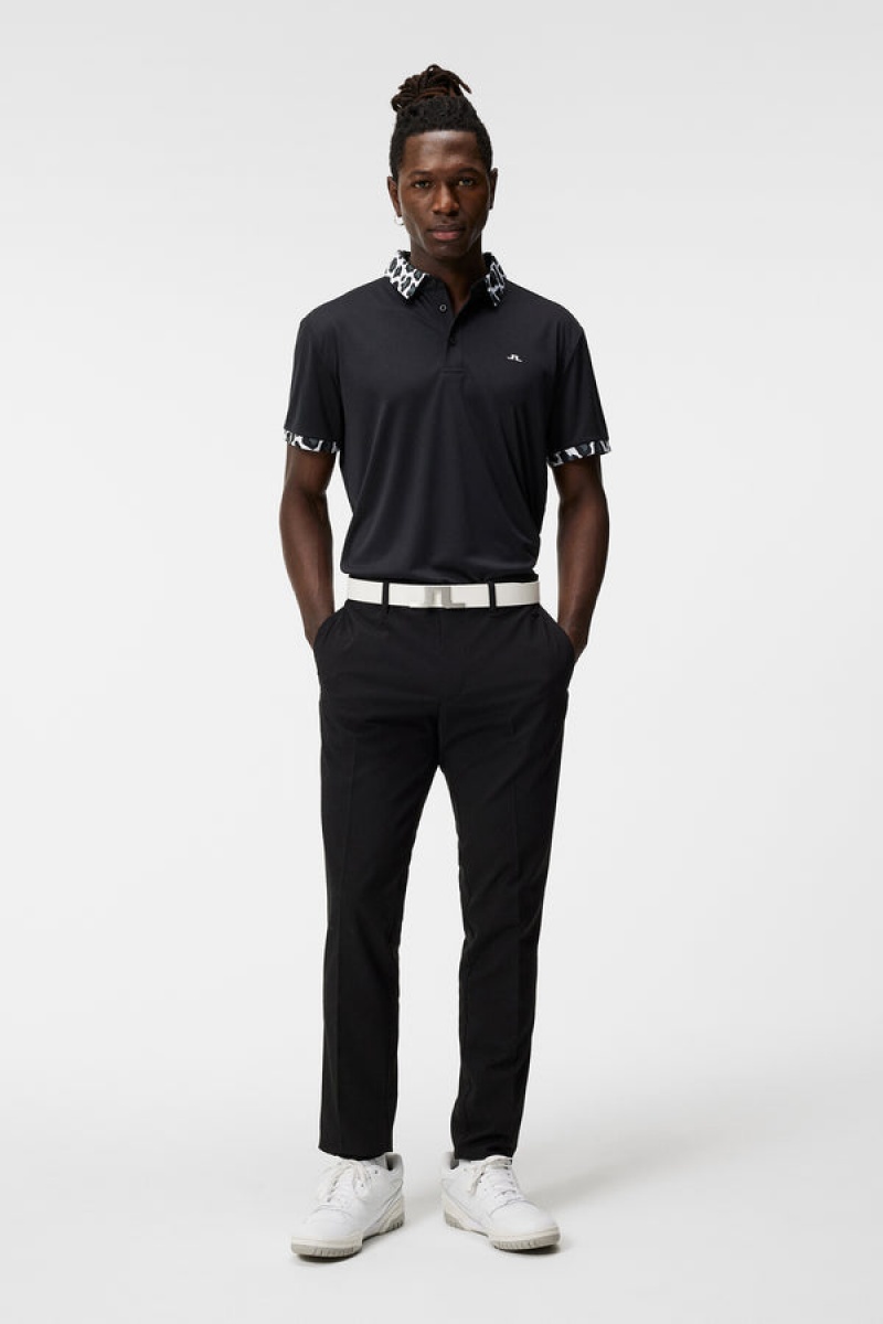 Black Jlindeberg Chapin Polo | SN-JL574527