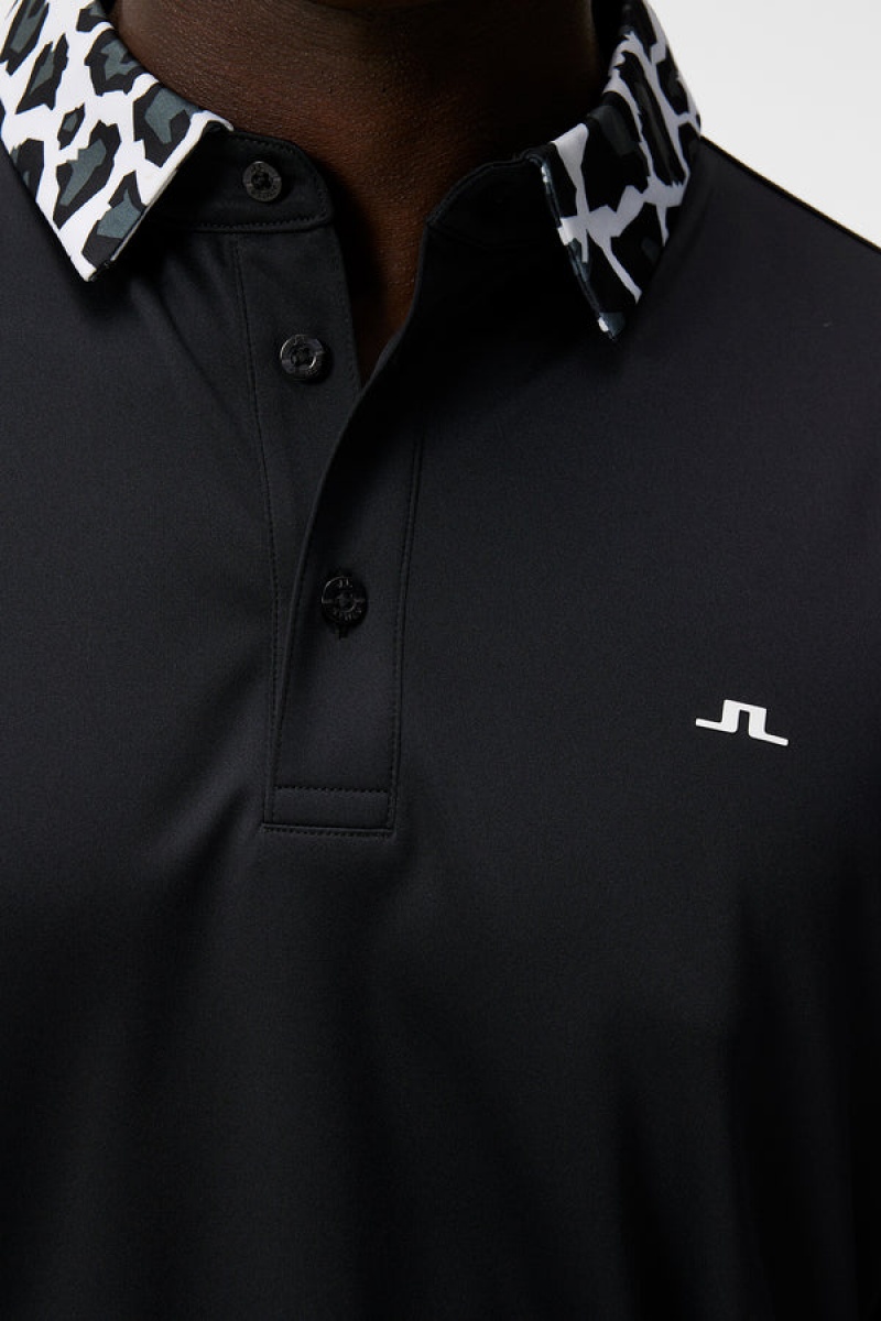 Black Jlindeberg Chapin Polo | SN-JL574527