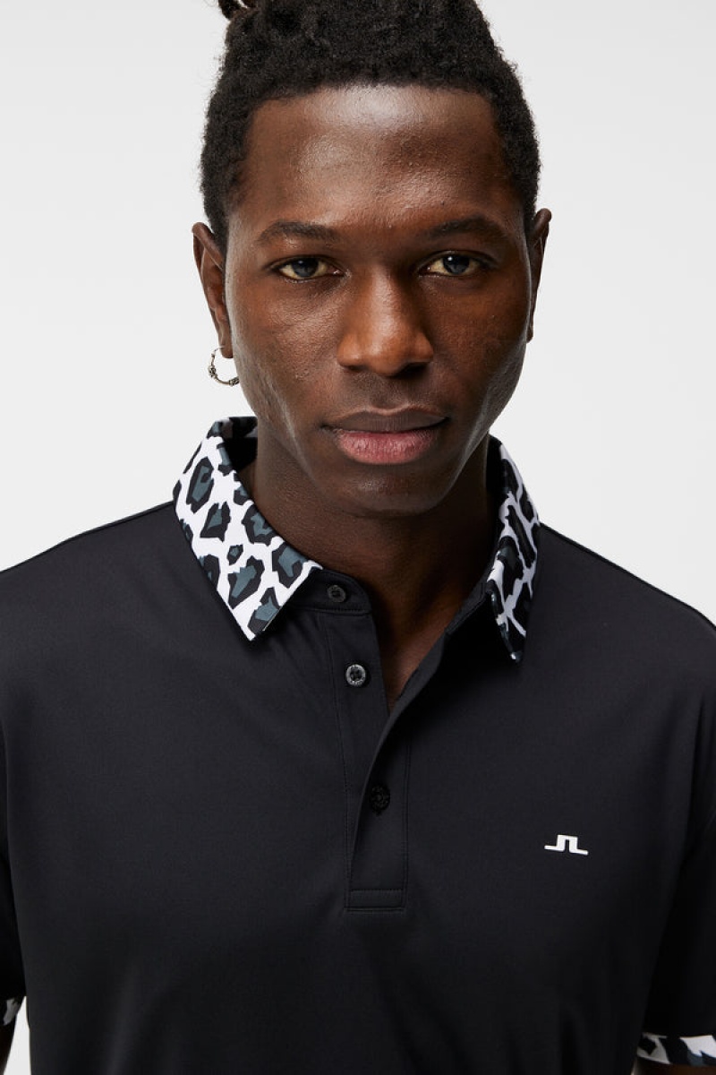 Black Jlindeberg Chapin Polo | SN-JL574527