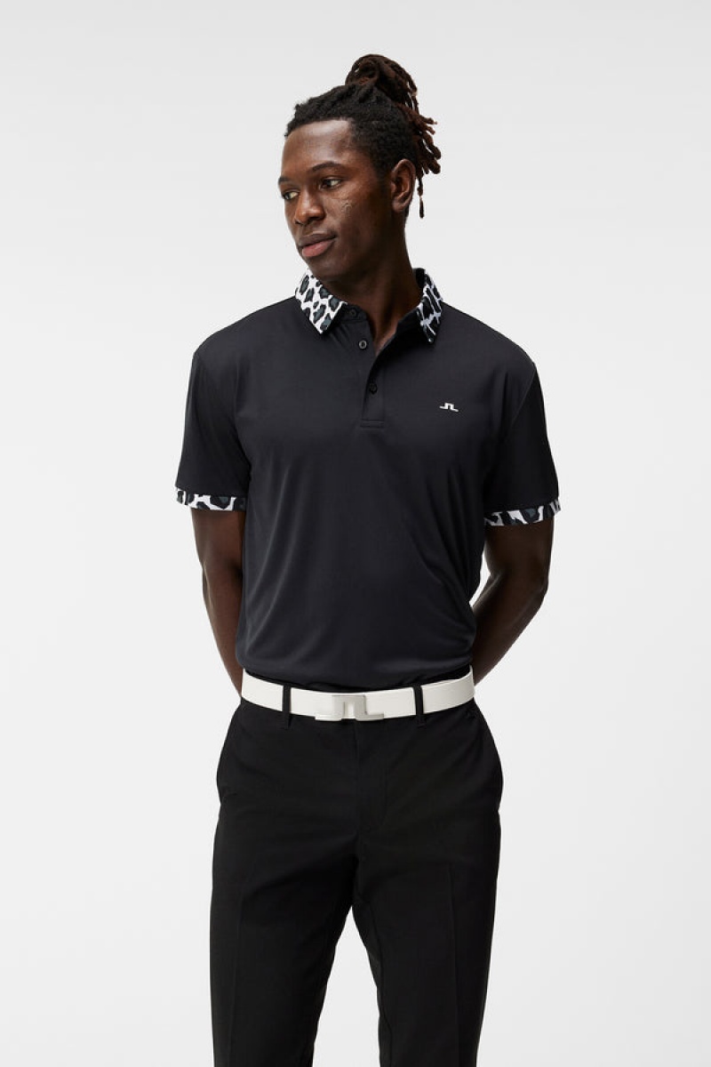 Black Jlindeberg Chapin Polo | SN-JL574527