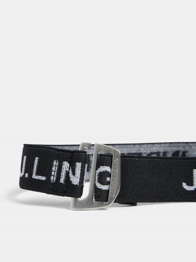 Black Jlindeberg Charlotta Elastic Belt | SN-JL575393