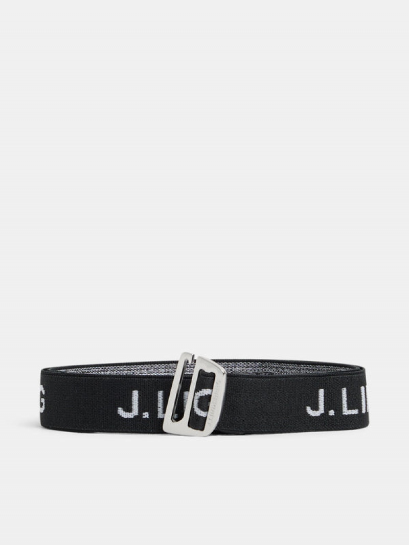 Black Jlindeberg Charlotta Elastic Belt | SN-JL575393