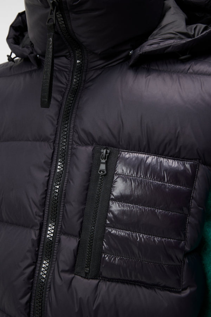 Black Jlindeberg Duke Down Vest | SN-JL574819