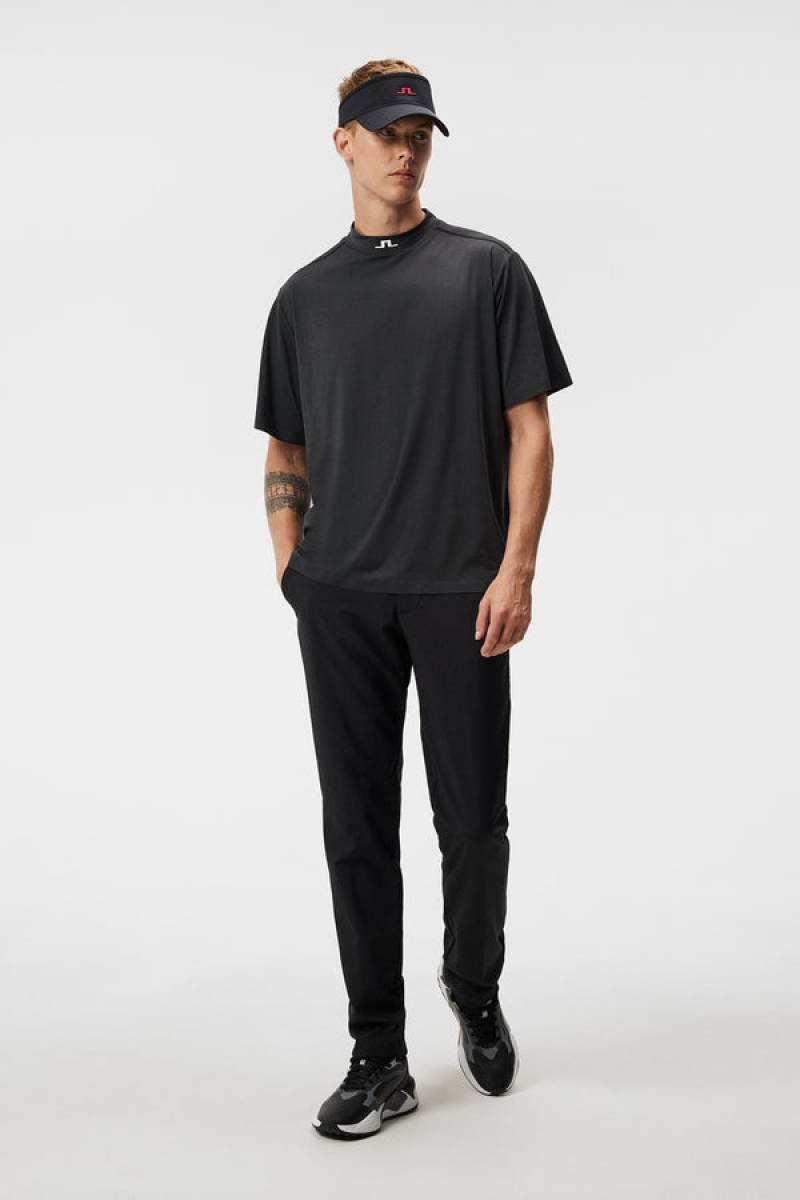 Black Jlindeberg Ellott Bonded Fleece Pant | SN-JL574546