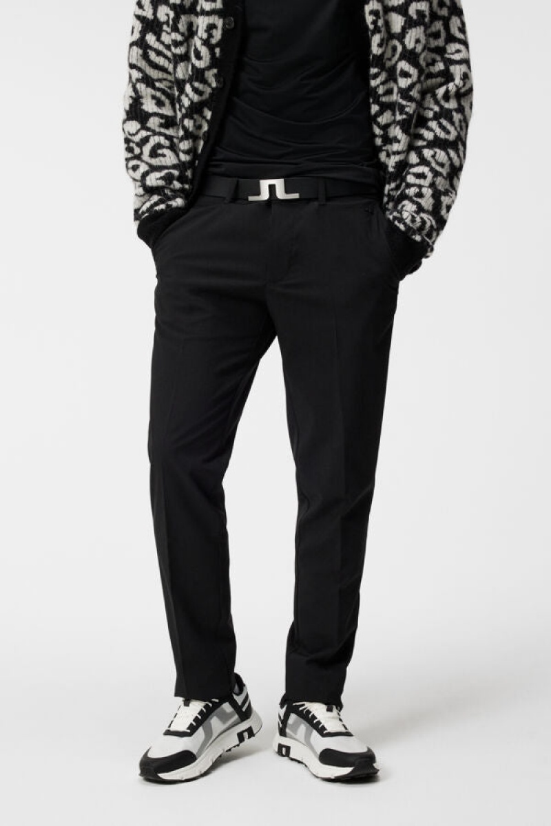 Black Jlindeberg Ellott Dressed Golf Pant | SN-JL574564