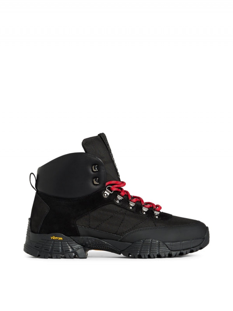 Black Jlindeberg Hyde Hiker Boots | SN-JL575047