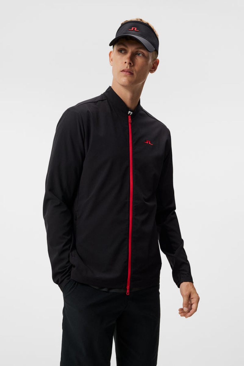 Black Jlindeberg Jeff Hybrid Jacket | SN-JL574719