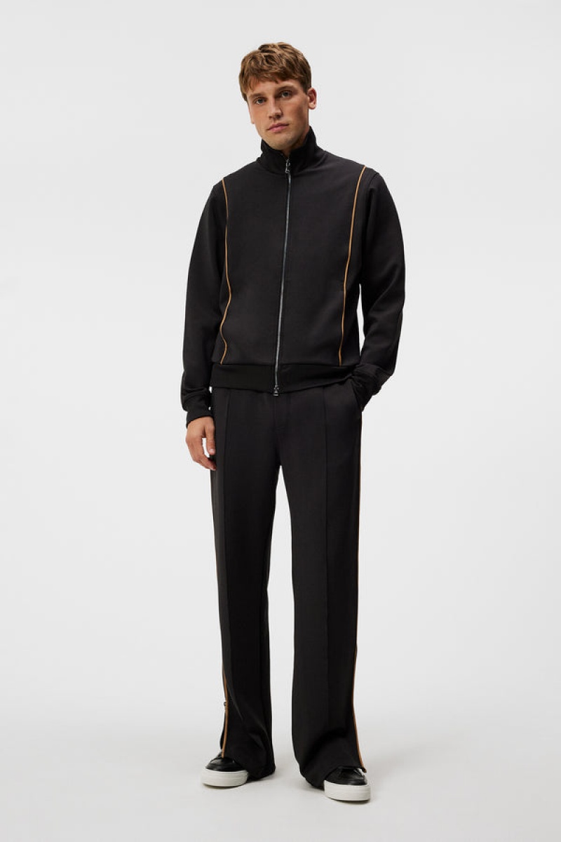 Black Jlindeberg Luca Track Jacket | SN-JL574912